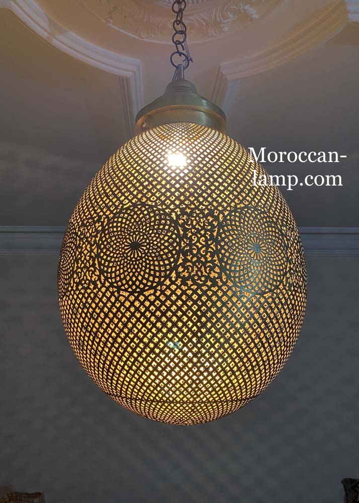 large moroccan light shade