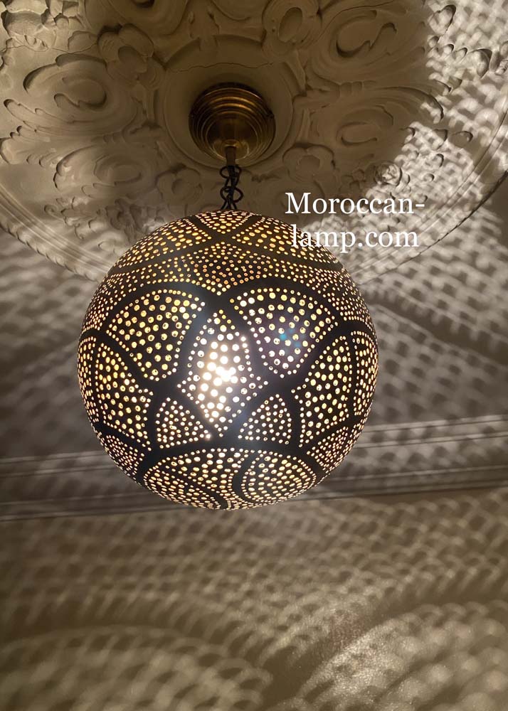 Manga Consentimiento álbum de recortes Lámpara colgante marroquí, techo de lámpara marroquí, antiguo Vintage,  nueva iluminación de decoración del hogar, grabado hecho a mano artesanías  de Marruecos