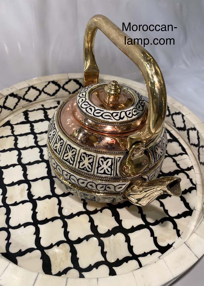Tetera marroquí, tetera tipo Swarovski, tetera árabe de lujo para  decoración, tetera de lujo -  España