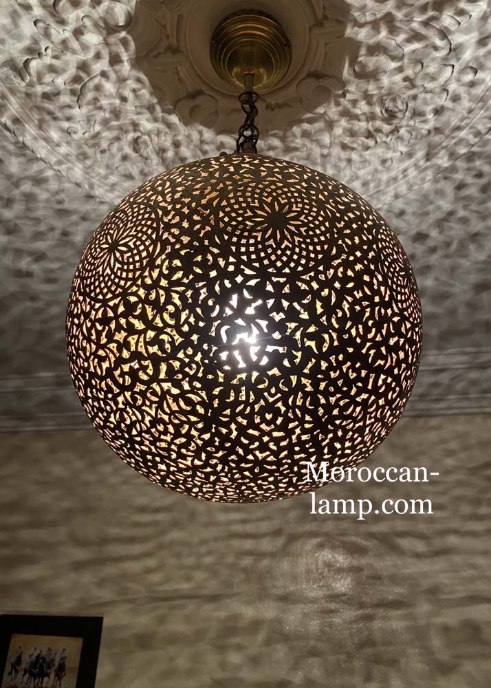 Lampes suspendues de style marocain - Depuis - Éclairage de lampe suspendue en laiton