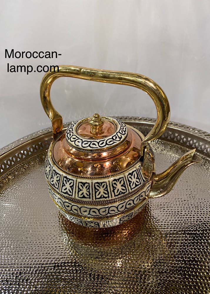 Théière Marocaine os de chameau artisanat du maroc